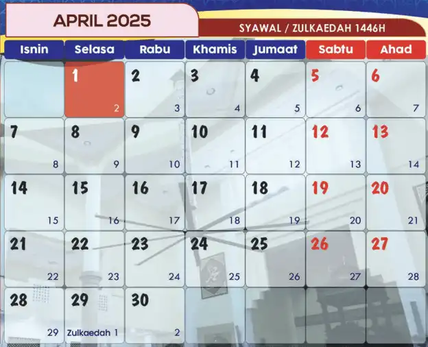 kalendar-islam-2025-april